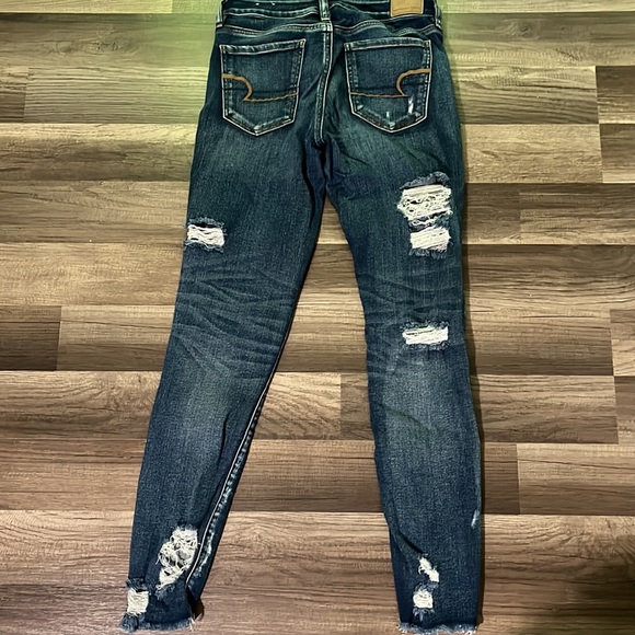 American Eagle next level stretch distressed skinny jeans - Picture 4 of 4
